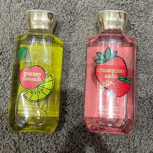 Bath & Body Works limited edition cherry limeade and strawberry soda Shower Gel